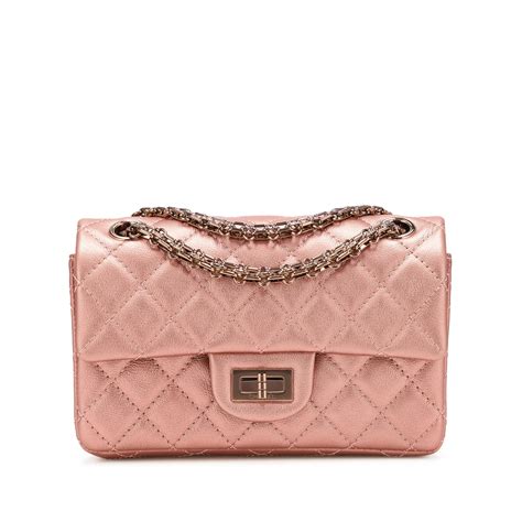 chanel flap bag rose gold|chanel pink double flap bag.